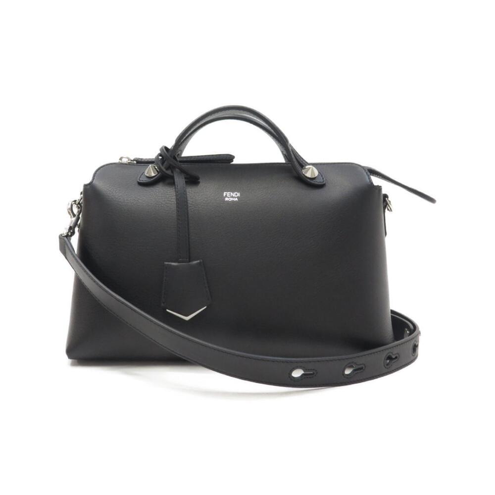 Fendi By The Way Boston bag Leather Black